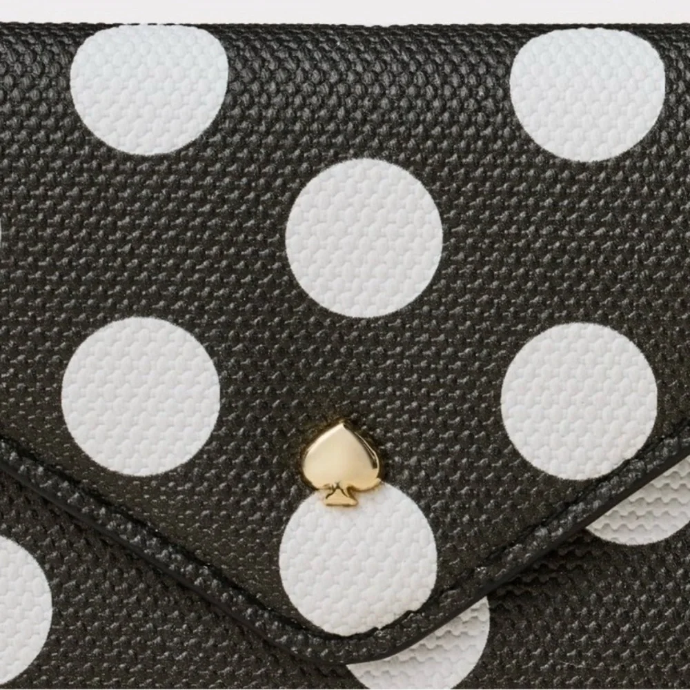 Polka Dot Envelope Card Case - kate spade new york x Target Black/White 🆕 - Picture 4 of 7